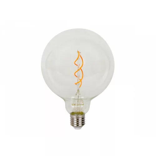 E27 LED-fényforrás, 4 W, filament, szabályozható, Meleg fehér, 5 év garancia WW K lm, LL-202368 SpectrumLED
