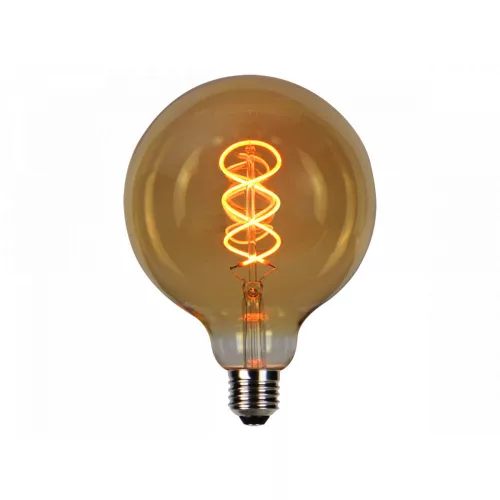 E27 LED-fényforrás, 4 W, filament, szabályozható, Meleg fehér, 5 év garancia WW 1800K 210lm, LL-202375 LED line