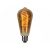 E27 LED-fényforrás, 4 W, filament, szabályozható, Meleg fehér, 5 év garancia WW K lm, LL-202405 SpectrumLED