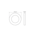 LEDline LITE Downlight EASY FIX PRO 6W 540lm CCT 3000-5000K round LL-202825 LED line