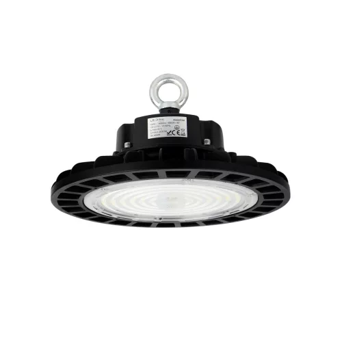PHANTOM Csarnokvilágító, 120°, IP65, IK08, 100 W, szabályozható, Természetes fehér, fekete LL-203143 LED line