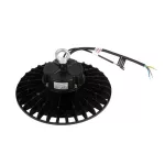 PHANTOM Csarnokvilágító, 120°, IP65, IK08, 150 W, szabályozható, Természetes fehér, fekete LL-203174 LED line
