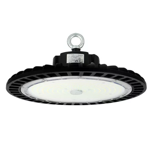PHANTOM Csarnokvilágító, 120°, IP65, IK08, 200 W, szabályozható, Természetes fehér, fekete LL-203211 LED line