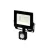 LUMINO mozgásérzékelős LED-reflektor, 120°, IP44, 10 W, Természetes fehér, fekete LL-203358 SpectrumLED