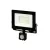 LUMINO mozgásérzékelős LED-reflektor, 120°, IP44, 30 W, Természetes fehér, fekete LL-203372 LED line