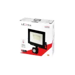LUMINO mozgásérzékelős LED-reflektor, 120°, IP44, 30 W, Természetes fehér, fekete LL-203372 LED line