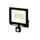 LUMINO mozgásérzékelős LED-reflektor, 120°, IP44, 50 W, Természetes fehér, fekete LL-203389 LED line