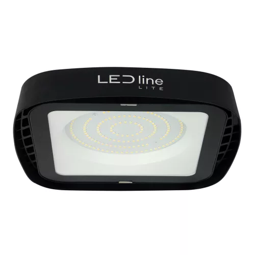 ECOBEAM Csarnokvilágító, 120°, IP65, IK05, 150 W, Természetes fehér, fekete LL-203402 LED line