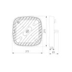 ECOBEAM Csarnokvilágító, 120°, IP65, IK05, 150 W, Természetes fehér, fekete LL-203402 LED line