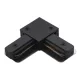 Connector for 1-phase track light rail angular (black) LL-2034615 LED line