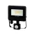 PHOTON mozgásérzékelős LED-reflektor, 120°, IP65, 20 W, Természetes fehér, fekete LL-203488 LED line