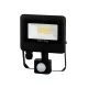 PHOTON mozgásérzékelős LED-reflektor, 120°, IP65, 20 W, Természetes fehér, fekete LL-203488 LED line