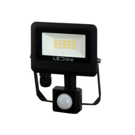   PHOTON mozgásérzékelős LED-reflektor, 120°, IP65, 10 W, Természetes fehér, fekete LL-203501 LED line