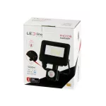 PHOTON mozgásérzékelős LED-reflektor, 120°, IP65, 10 W, Természetes fehér, fekete LL-203501 LED line