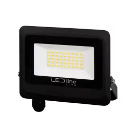   PHOTON LED-reflektor, 120°, IP65, 30 W, Természetes fehér, fekete LL-203525 LED line