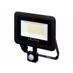 [OUTLET]  PHOTON mozgásérzékelős LED-reflektor, 120°, IP65, 50 W, Természetes fehér, fekete LL-203556 SpectrumLED