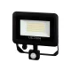 PHOTON mozgásérzékelős LED-reflektor, 120°, IP65, 100 W, Természetes fehér, fekete LL-203747 SpectrumLED