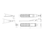 LEDline LITE Road luminaire FLAMINGO 50W 4000K 5000lm fekete LED lámpatest LL-203822 LL-203822 LED line