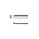 STREAKBAY Csarnokvilágító, 120°, IP65, IK08, 100 W, Természetes fehér, fekete, 5 év garancia LL-206755 LED line