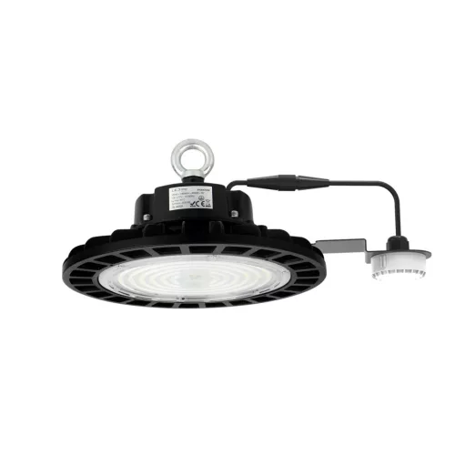 PHANTOM Csarnokvilágító, 120°, IP65, IK08, 100 W, szabályozható, Természetes fehér, fekete LL-207011 LED line