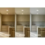 LED line LITE Downlight EASY FLEX 230V IP20 IK05 9-12-15W CCT 1050lm kerek fekete LL-209954 LED line