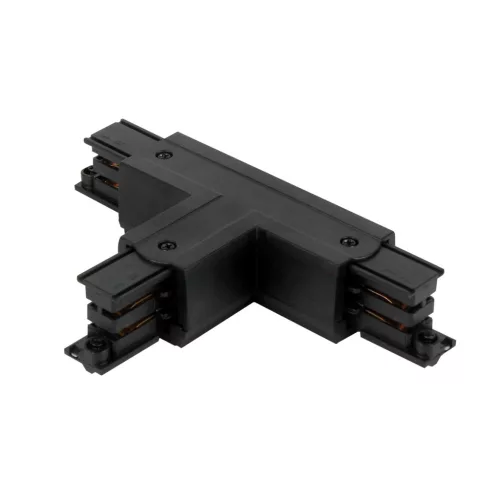 Connector T for 3 phase track LUMICANTO right black with feeding option PRIME LL-210738 LED line