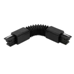Flexible connectorfor 3 phase trak LUMICANTO black PRIME LL-210790 LED line