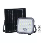 LUNIR napelemes LED-reflektor, 90°, IP65, 50 W, Természetes fehér, fekete
