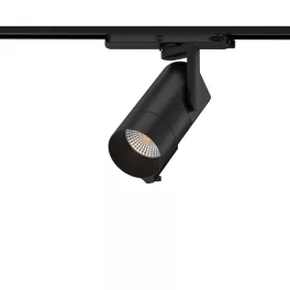   AI LED Caimeta háromfázisú sínes lámpa, 35W, 24°, CRI 90, Szabályozható színhőmérséklet, Fekete