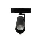 AI LED Caimeta háromfázisú sínes lámpa, 35W, 24°, CRI 90, Szabályozható színhőmérséklet, Fekete