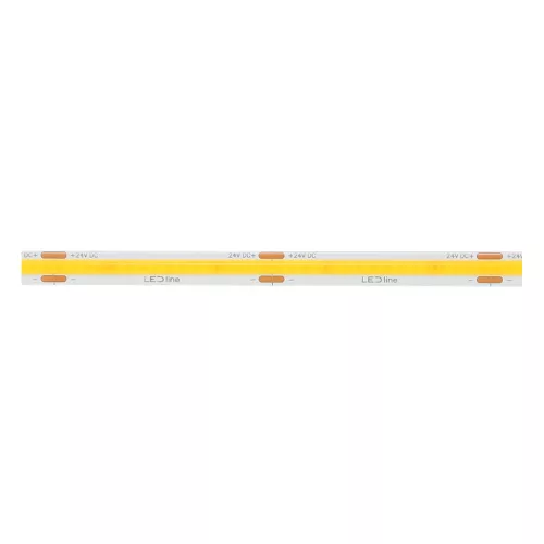 LED strip 320 COB 24V 3000K 1W IP20 8mm 5m 110lm/m PRIME