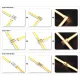 Connector for LED strips Fast Connector 3gen. 9in1 SMD/COB 2pin 8mm 5A PCB-PCB PRIME (10 db/csomag)