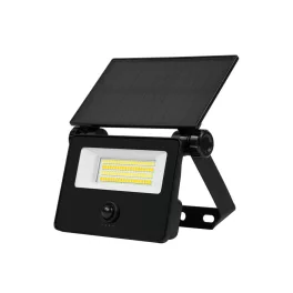   Solar floodlight FLOWLITE 3CCT (3/4/6.5K) 10W 1100lm PIR remote control IP65 black LITE