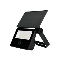 Solar floodlight FLOWLITE 4000K 3W 300lm PIR IP65 black LITE