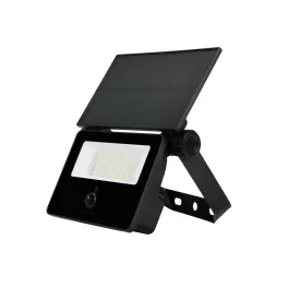 Solar floodlight FLOWLITE 4000K 3W 300lm PIR IP65 black LITE
