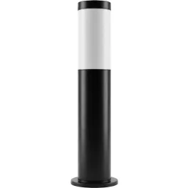 Garden post CUBE round black E27 80cm LITE