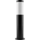 Garden post CUBE round black E27 80cm LITE