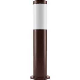 Garden post CUBE round corten E27 80cm LITE