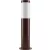 Garden post CUBE round corten E27 80cm LITE