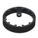 Downlight MOLLY Round frame for surface mounting 9W black LITE