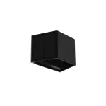 Solar LED wall lamp CUBE 3000K 50lm IP54 black LITE
