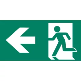   Mounting accessories CLARENTO - left arrow AAE102 for emergency evacuation lamp