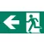 Mounting accessories CLARENTO - left arrow AAE102 for emergency evacuation lamp
