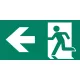 Mounting accessories CLARENTO - left arrow AAE102 for emergency evacuation lamp