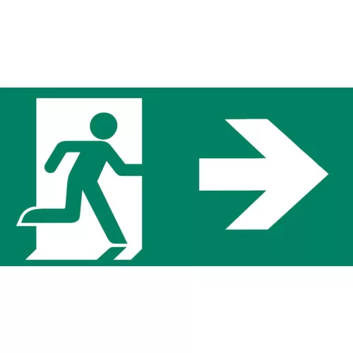 Mounting accessories CLARENTO - arrow right AAE107 for emergency evacuation light