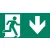 Mounting accessories CLARENTO - arrow down P person L AAE109 for emergency evacuation light