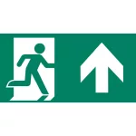 Mounting accessories CLARENTO - arrow up P person L AAE105 for emergency evacuation light