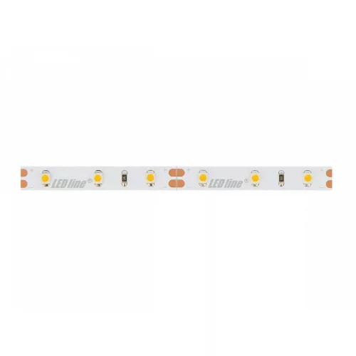 LED-szalag, SMD 3528, 60 LED/m, 12 V DC, 4,8 W/m, IP20, meleg fehér, 5 év garancia, kiszerelés (5 méter)
