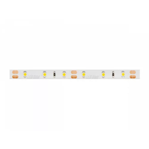 LED-szalag, SMD 3528, 60 LED/m, 12 V DC, 4,8 W/m, IP65, meleg fehér, 3 év garancia, kiszerelés (5 méter)
