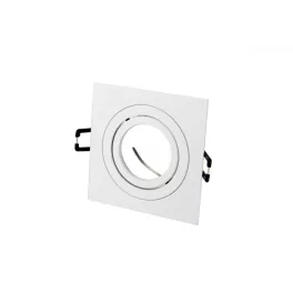   LEDline® downlight aluminium square adjustable SLIM white matt AKROS